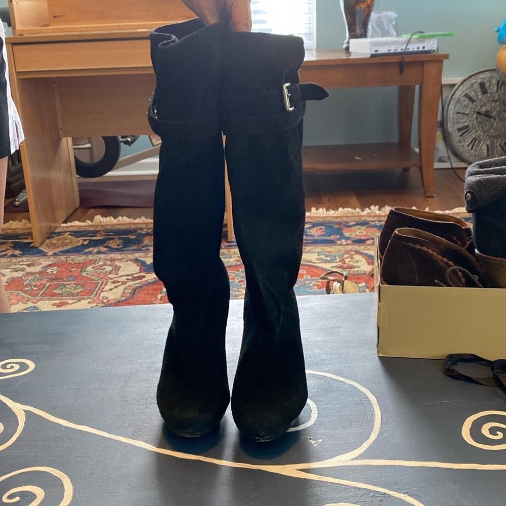 Leather Michael kors knee high boots - Picture 1 of 4